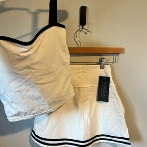 NWT ASTORIA ACTIVE White and Black Two-Piece SET #21